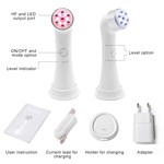 Produits de soins personnels de beauté 3 en 1 Appareil de beauté du visage à vibration RF LED Soins de la peau du visage Équipement de beauté du visage