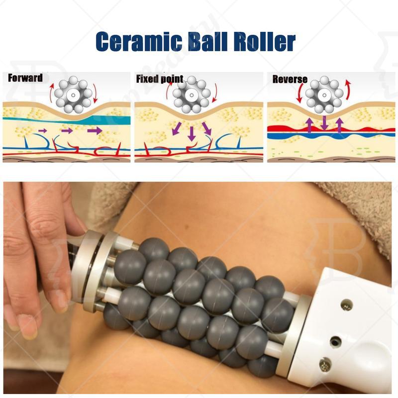 Machine de réduction de cellulite à rouleau infrarouge sous vide 5D