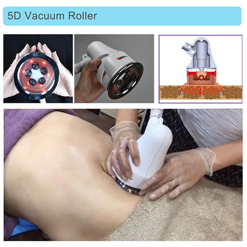 Machine de réduction de cellulite à rouleau infrarouge sous vide 5D