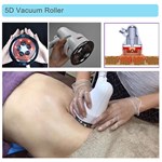 Machine de réduction de cellulite à rouleau infrarouge sous vide 5D