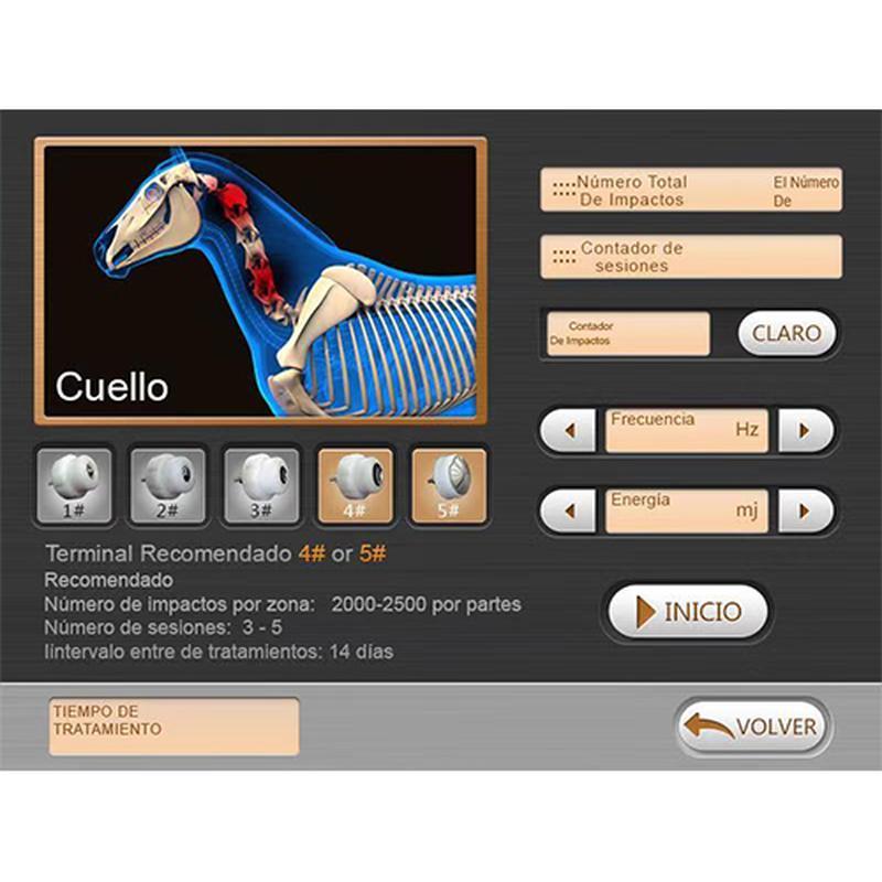 Thérapie équine par ondes de choc Soins de santé pour animaux de compagnie Produits de soins de santé animaux par ondes de choc Machine