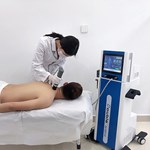 Machine de rééducation sportive à double onde de choc Fwst Shock Wave Ed Fisioterapia