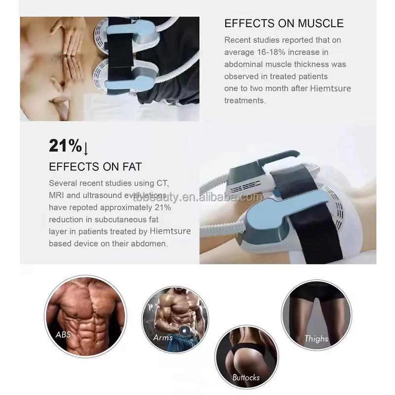 Machine de stimulation musculaire et de slimming du corps EMS portable et puissant