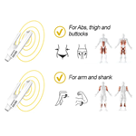 Machine de stimulation musculaire et de slimming du corps EMS portable et puissant
