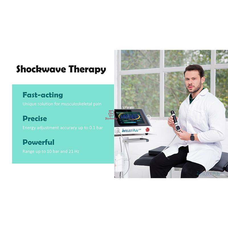 Thérapie au laser de classe 4 à onde de choc professionnelle pour appareil de rééducation par thérapie par onde de choc ESWT en physiothérapie