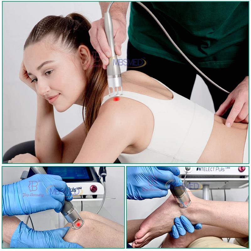 Thérapie au laser de classe 4 à onde de choc professionnelle pour appareil de rééducation par thérapie par onde de choc ESWT en physiothérapie