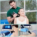 Thérapie au laser de classe 4 à onde de choc professionnelle pour appareil de rééducation par thérapie par onde de choc ESWT en physiothérapie