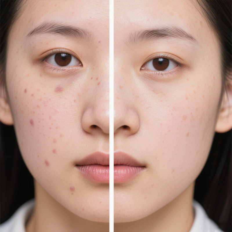 Appareil de suppression de l''''acné et de la pigmentation